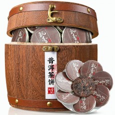 운남 작은 원형  보이차