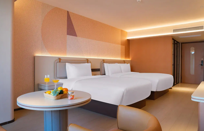 Orange 호텔(장가계 톈먼산 케이블카역） 트윈베드룸